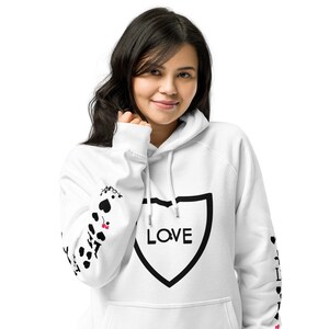 Love Sword N Shield Hoodie with Tattoo Sleeves