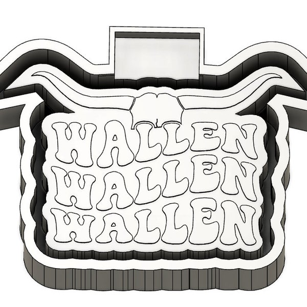 Wallen STL Freshie Mold 3D print Digital Download