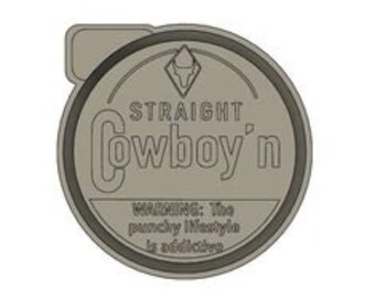 Straight Cowboy'n Silicone Mold