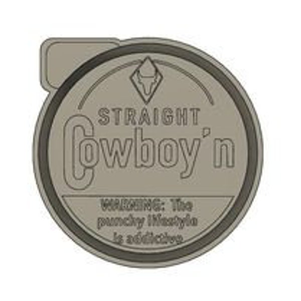 Straight Cowboy'n Silicone Mold