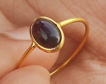 Handmade 18kt Gold Multi Tourmaline Ring