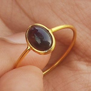Natural Multi Tourmaline Ring,18kt Gold Ring ,Gemstone ring ,Solid 18kt Gold Ring ,Handmade jewelry, Ring ,Gift for Her
