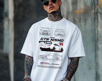 Voiture Nissan GTR Nismo PNG, fichier DTF (téléchargement numérique)