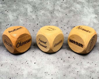 Personalised Wooden Dice