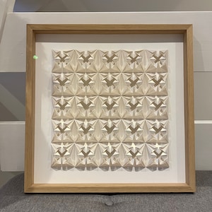 Majestic Paper Bloom - Arte della carta 3D - Origami - Arte murale - Arte della carta piegata a mano