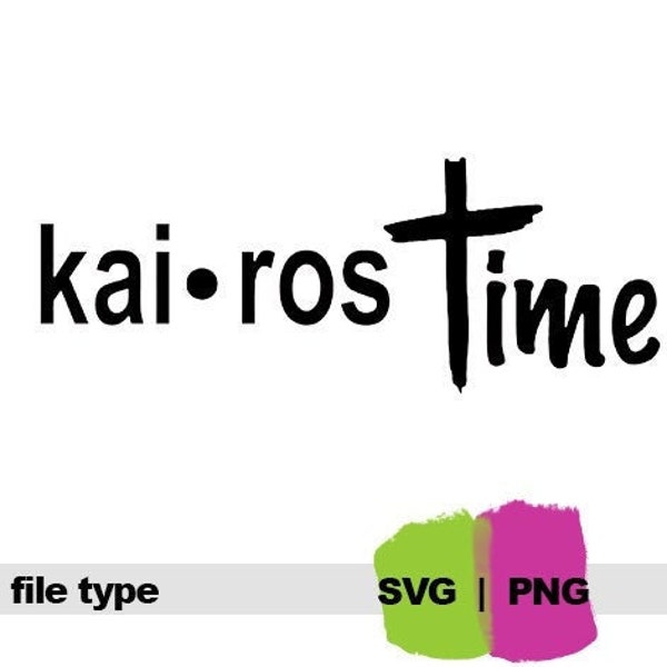 Kairos Instant Download SVG PNG