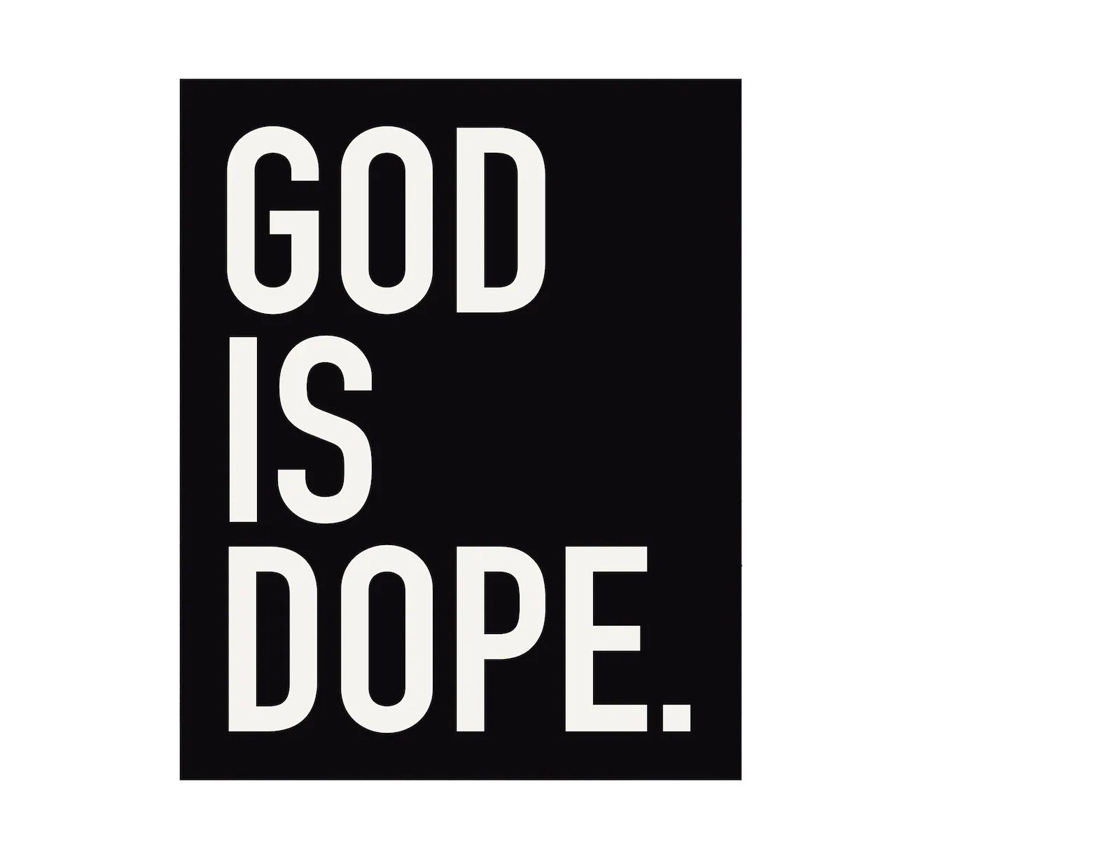 God is Dope. Etsy