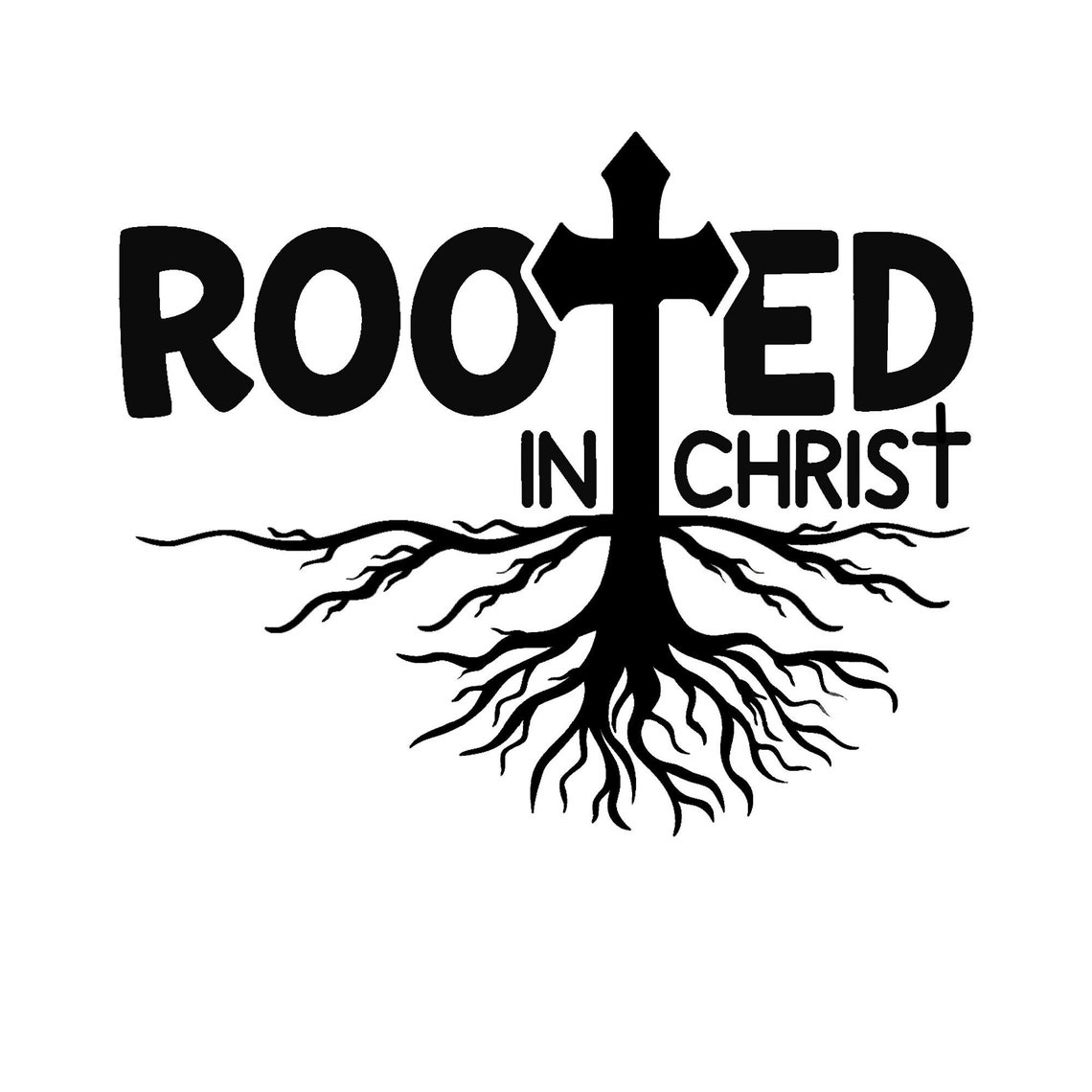 Rooted in Christ .PNG and .SVG Instant Download - Etsy