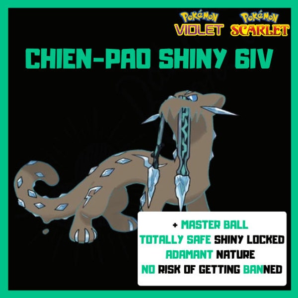 CHIEN-PAO SHINY 6IV Rare | Pokémon Scarlet and Violet | Instant Delivery