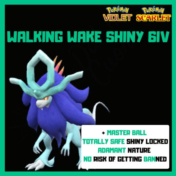 WALKING WAKE SHINY 6IV Rare | Pokémon Scarlet and Violet | Instant Delivery