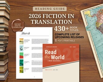 Guida alla lettura di narrativa tradotta 2026 / Oltre 430 libri al mese / Regalo per gli amanti dei libri / Elenco di letteratura mondiale / Uscite attese e nuove uscite