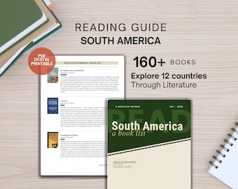 Reading Guide South America Book List | 160+ Books by Country | World Literature PDF | Reading Challenge Resource