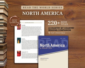 Guida alla lettura Nord America: elenco di libri / Oltre 220 libri per paese / Letteratura mondiale in PDF / Risorsa per la sfida di lettura
