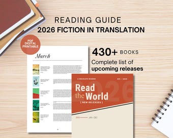 Guide de lecture de romans traduits 2026 | Plus de 430 livres par mois | Cadeau pour amoureux des livres | Liste mondiale de la littérature | Téléchargement numérique