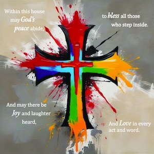 Templar Cross with Blessing