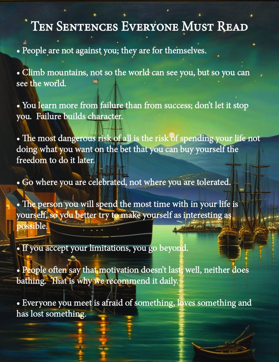 10 Sentences Everyone Must Read Etsy(00)