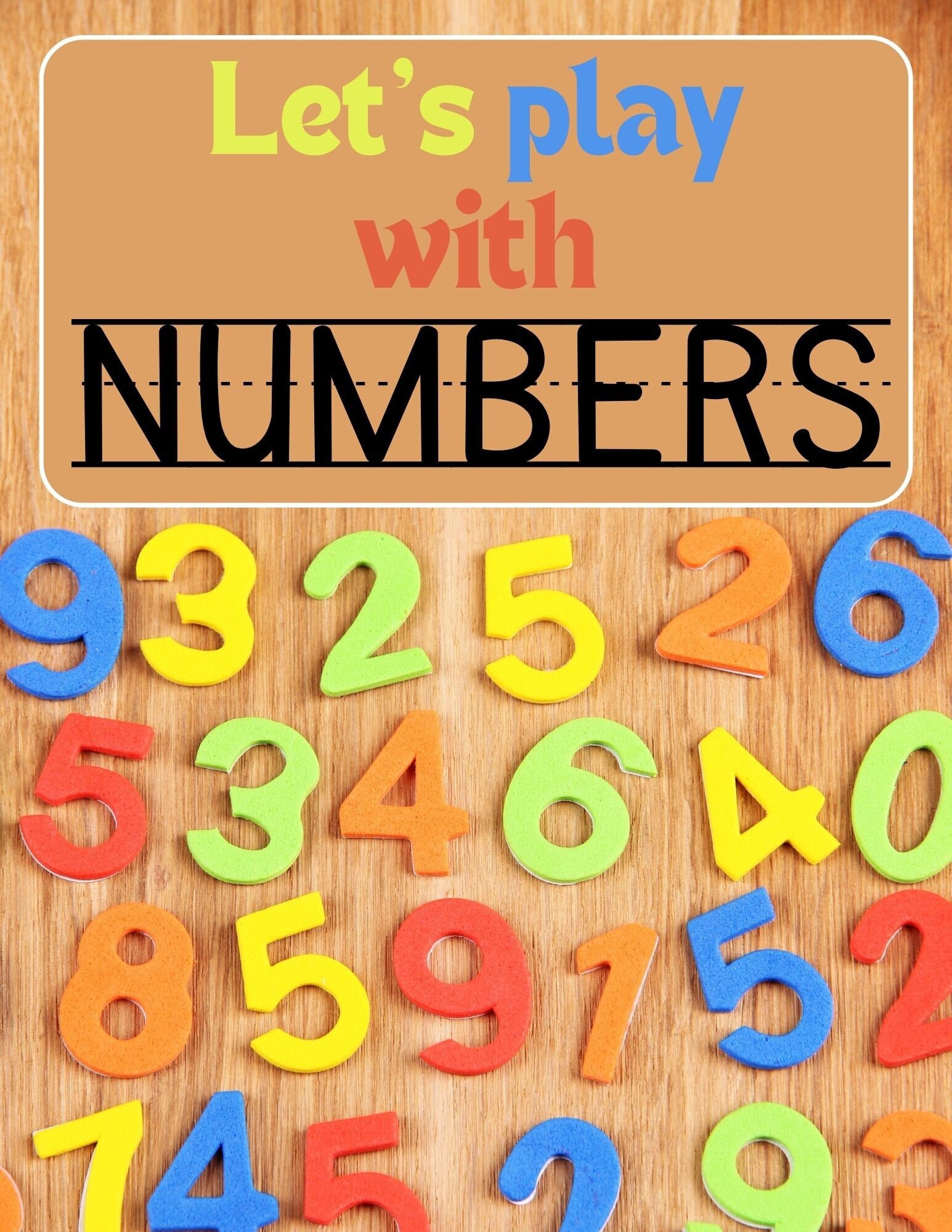 Printable Number Tracing Worksheet Coloring Workbook Learn Numbers ...
