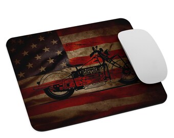 American Pride Indian Motorcycle Mouse Pad