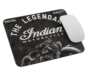 The Legendary Indian Motorcycle Mouse Pad