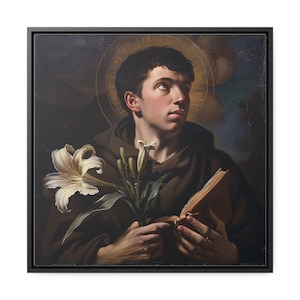 Sint Antonius en de Lelie van Zuiverheid / San Antonio y el Lirio de la Pureza