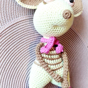 Crochet Rat Plushie: Handmade Amigurumi Stuffed Animal Toy