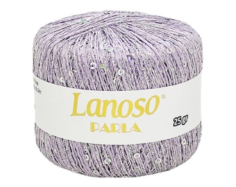 Lanoso Parla glittergaren: metallic DK-breigaren