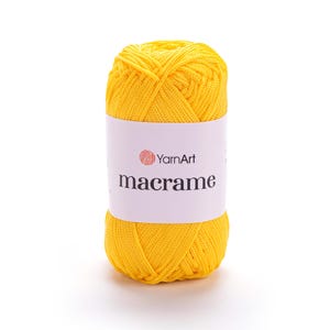 YarnArt Makramee 100% Polyester - Haltbares & leichtes Garn für Makramee, Stricken und Basteln