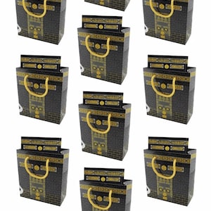 Yasin Juz Bag Size Kaaba Patterned Bag 10 pcs