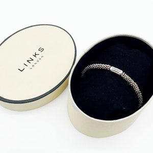 Links of London Friendship Mini Sterling Silver  Black Cord Bracelet   Bracelets from Bradburys The Jewellers UK