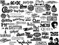 Rock & Roll Decals Stickers Classic Sabbath Byrds Queen Jimi Beatles Who Blues Heart Doors Bowie Faces Van Halen Ozzy