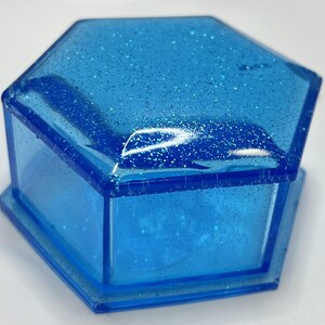 3&quot; Hexagon Trinket Boxes with Lids – Various Colors