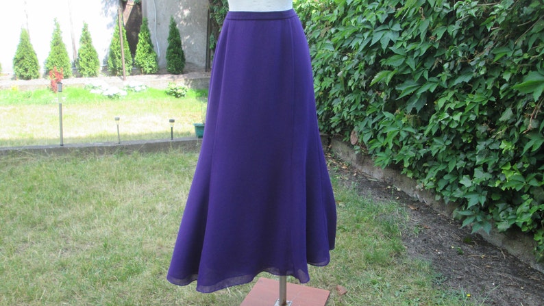 Jolie jupe longue / Jupe longue violette / Jupe longue violette / Taille 40 EUR / 42 / UK12 / 14 image 2
