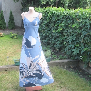 Long Dress / Rare Dress Vintage / EUR36 / UK8 / Dress For Tall /  Maxi / Sleeveless Dress / Small Size Dress