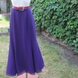 Jolie jupe longue / Jupe longue violette / Jupe longue violette / Taille 40 EUR / 42 / UK12 / 14 image 4