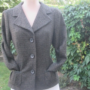 By Laurèl Jacket / Wool / Cachmere / Angora / Silk / Designer Jacket / Womens Jacket / Ladies Jacket / Size EUR38 / UK10