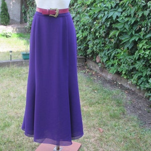Jolie jupe longue / Jupe longue violette / Jupe longue violette / Taille 40 EUR / 42 / UK12 / 14 image 3