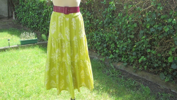 Long Full Skirt / Skirt Viscose / Skirt with Fril… - image 4