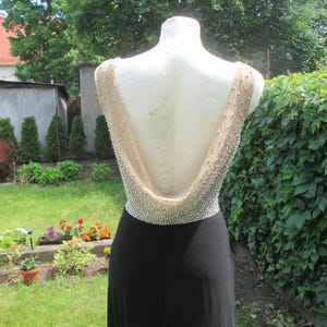 Long Black Dress / From CACHET Dress Vintage / Party / Coctail / Evening Dress / Dress For Tall / Maxi / Floor Dress / Size 8