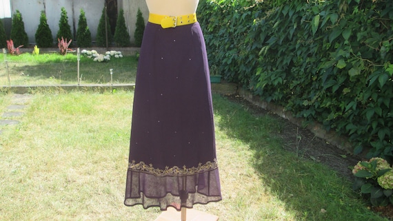 By Jacques Vert Skirt /  Skirt Violet / Designer … - image 10