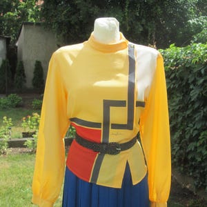 Designer Blouse / Mario Pucci Cecconi BLOUSE / Made in Italy