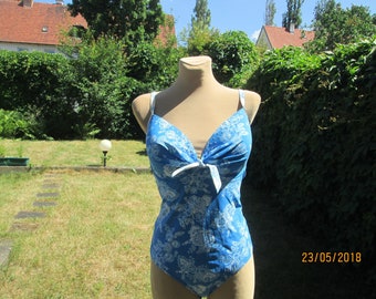 Rare Swimsuit / One Piece Swimsuit / Swimsuit Vintage / Womens Swimwear / Size EUR40 / 42 / UK12 / 14 / Bathing / Beach / 1 PC Swimsuit