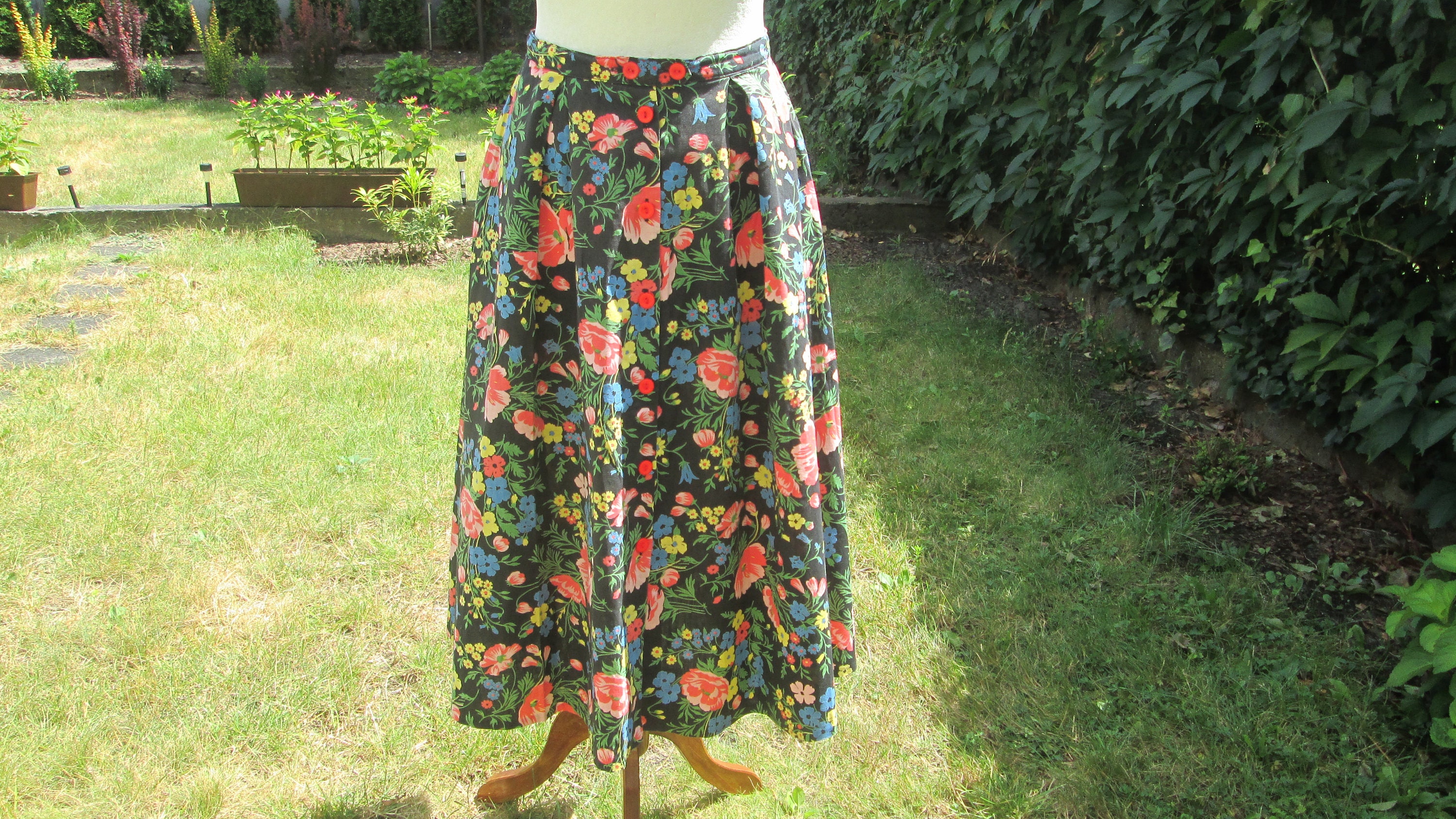 スカート vintage tapestry floral botanical skirt vintage tapestry floral botanical skirt