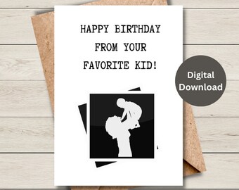 Funny Printable Birthday Card, Printable Birthday Day Card For Her Funny, Digital Birthday Card, 5x7 Greeting Card, Printable Envelope