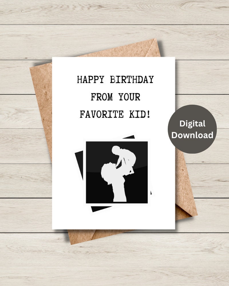 Funny Printable Birthday Card, Printable Birthday Day Card for Her ...