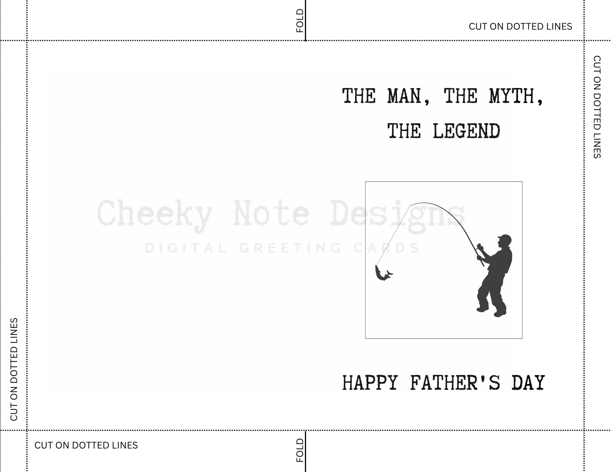 Funny Printable Father's Day Card for Him, Printable Father's Day ...