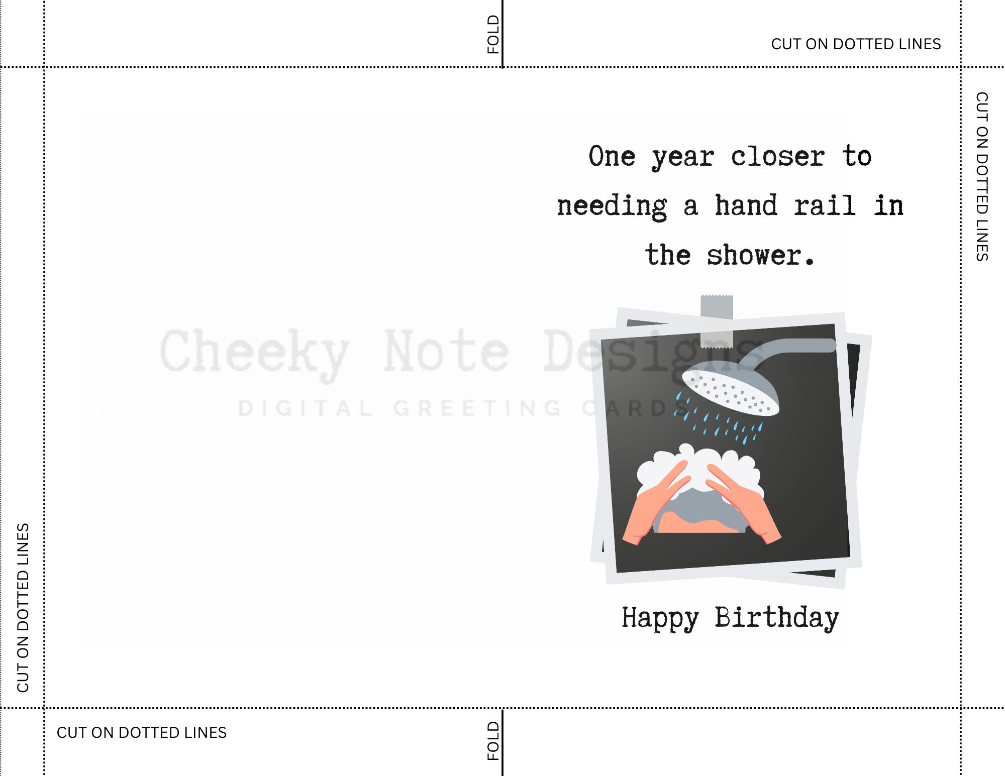 Funny Printable Birthday Card Printable Birthday Day Card - Etsy