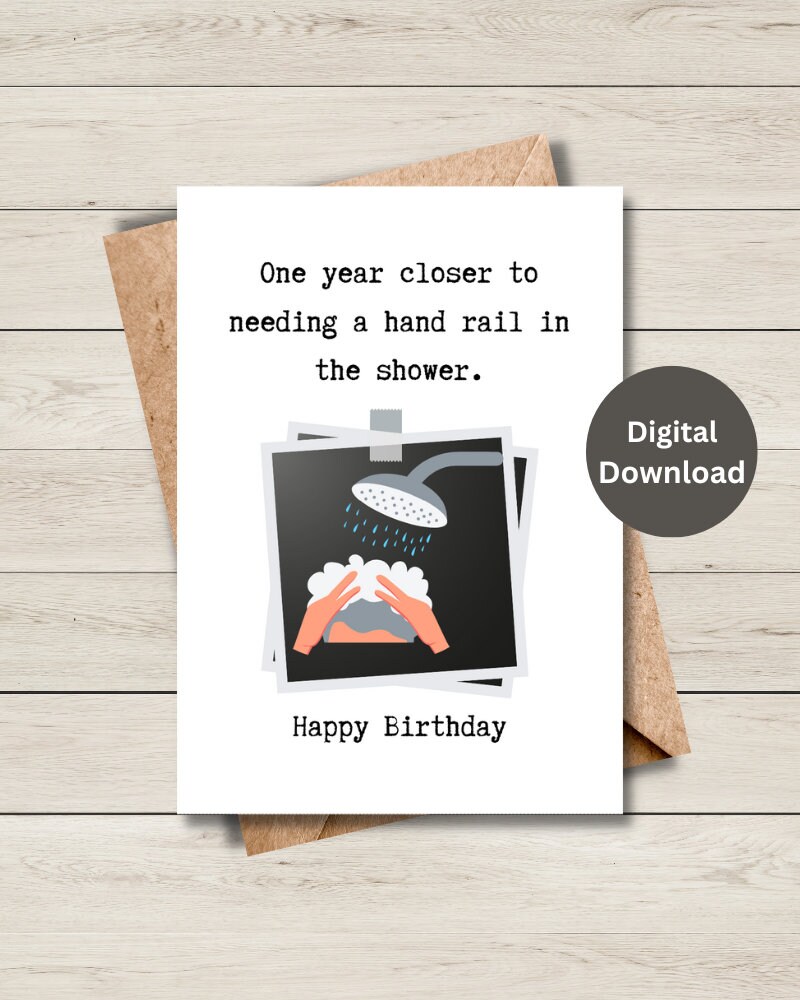 Funny Printable Birthday Card Printable Birthday Day Card - Etsy