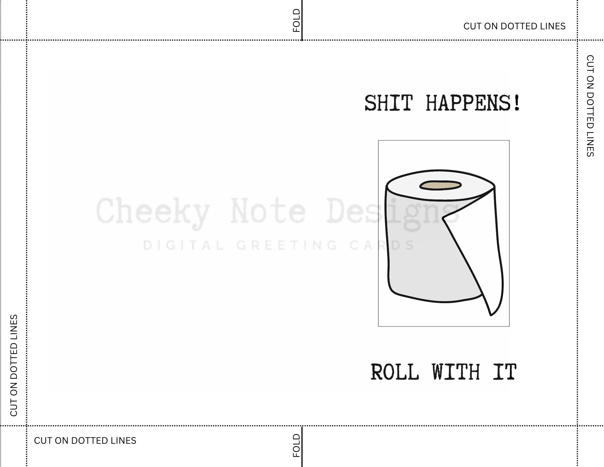 Funny Printable Card, Printable Any Occasion Card Funny, Digital Any ...