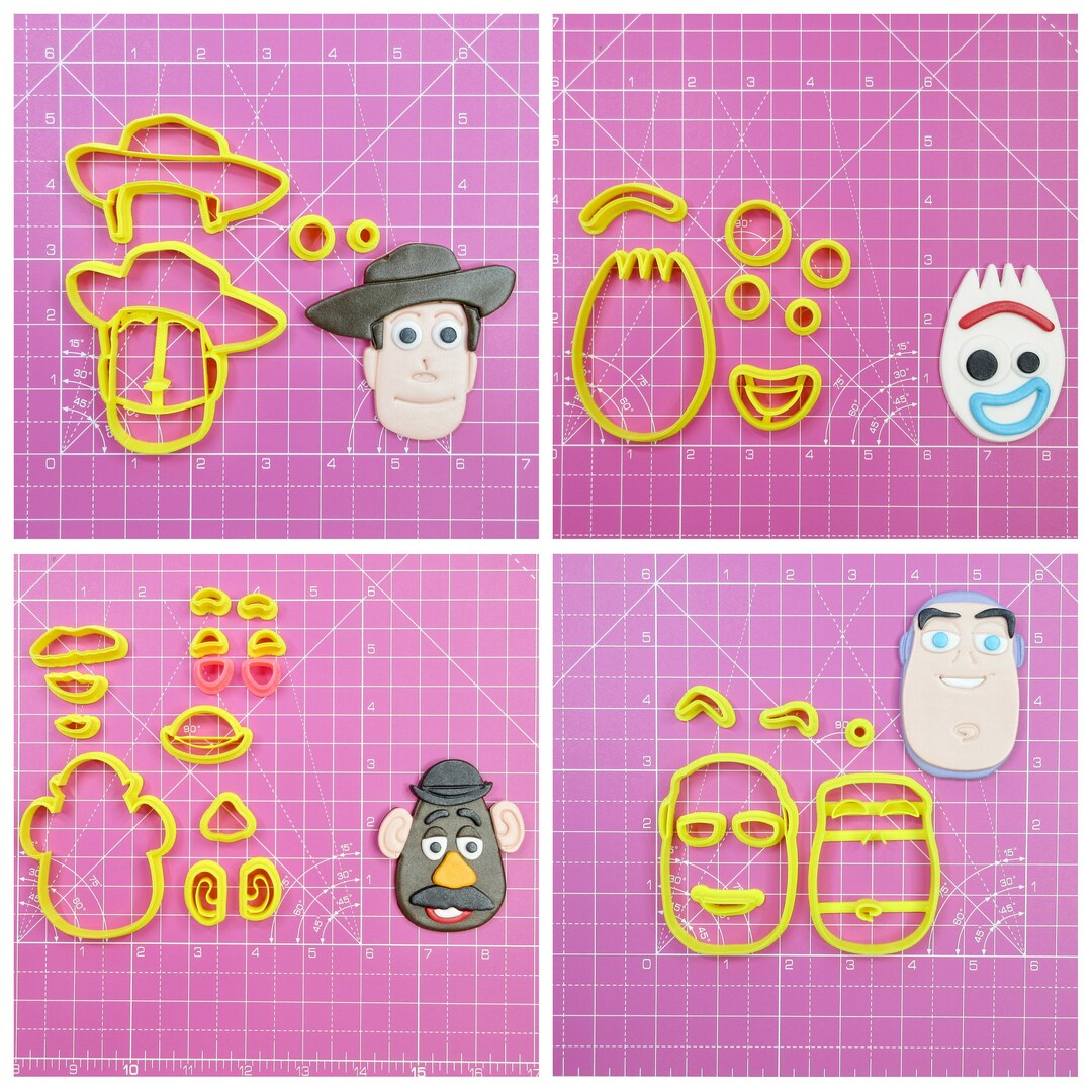 Toy Story Fondant Cookie Cutters. 3D Toy Story Cookie Cutters Etsy