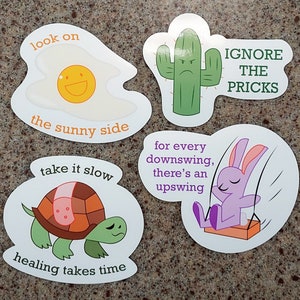 Mentales Gesundheit Positivity Sticker Pack